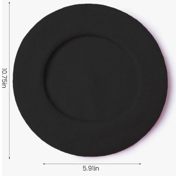 Black 100% WOOL BERET main image 4